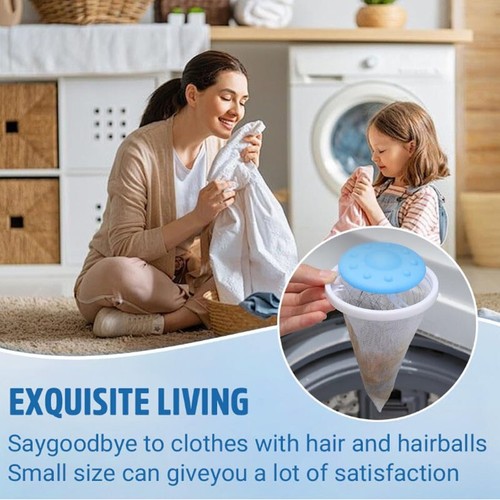 3-9Pcs Washing Machine Hair Filter Floating Pet Lint Hair Removal Catcher - Picture 8 of 13