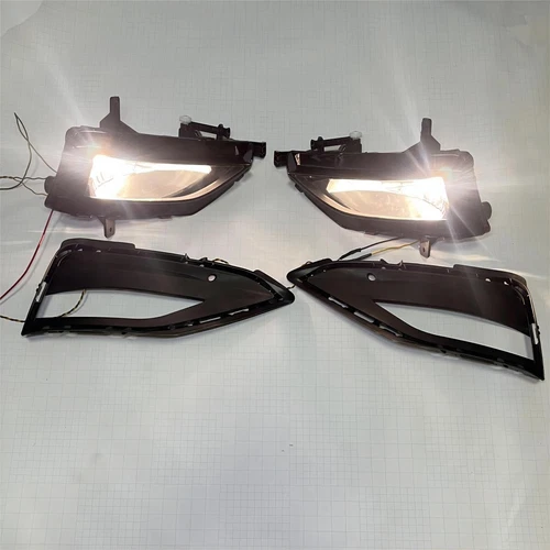 For JETTA MK7 2019-2021 Front Fog Lights with Wiring Harness and Switch - Picture 4 of 6