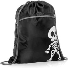 Thirty-One Cinch Sac backpack Bag Lil Bones