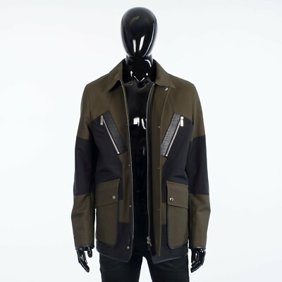 berluti suede field jacket