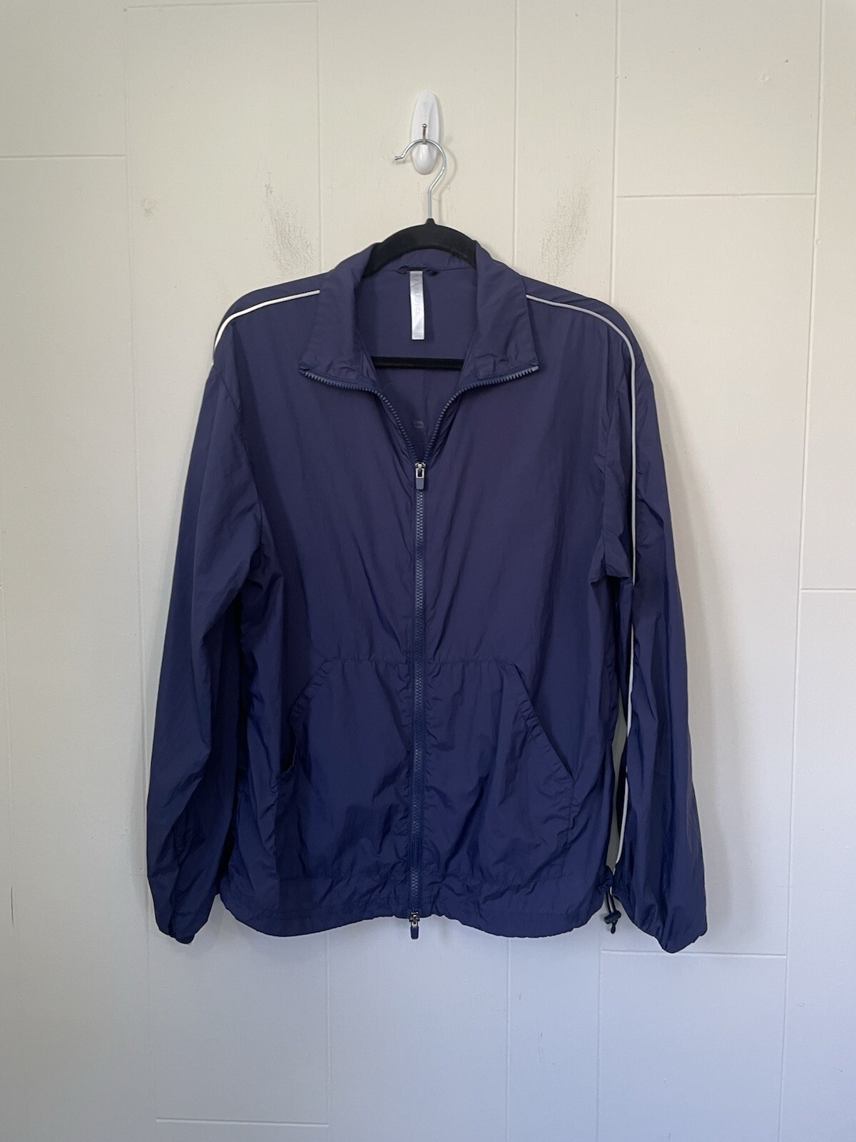 Fabletics Full Zip Windbreaker Jacket Size S Navy… - image 1