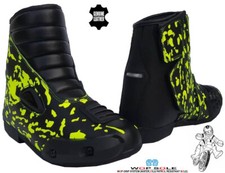 KIDS REAL LEATHER MOTORBIKE / MOTORCYCLE CUBS RACING SHORT SPORTS SHOES / BOOTS
