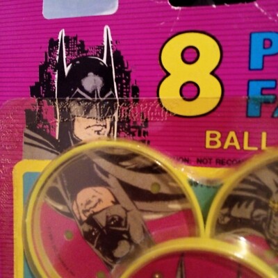 Vintage Batman Party Favors Unique Brand Ball Puzzles Birthdays Collector s Item