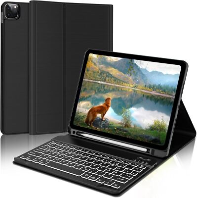 Tastatur Hülle mit Stifthalter für iPad Air 5 2022 & iPad Air 4 2020 und Pro 11''