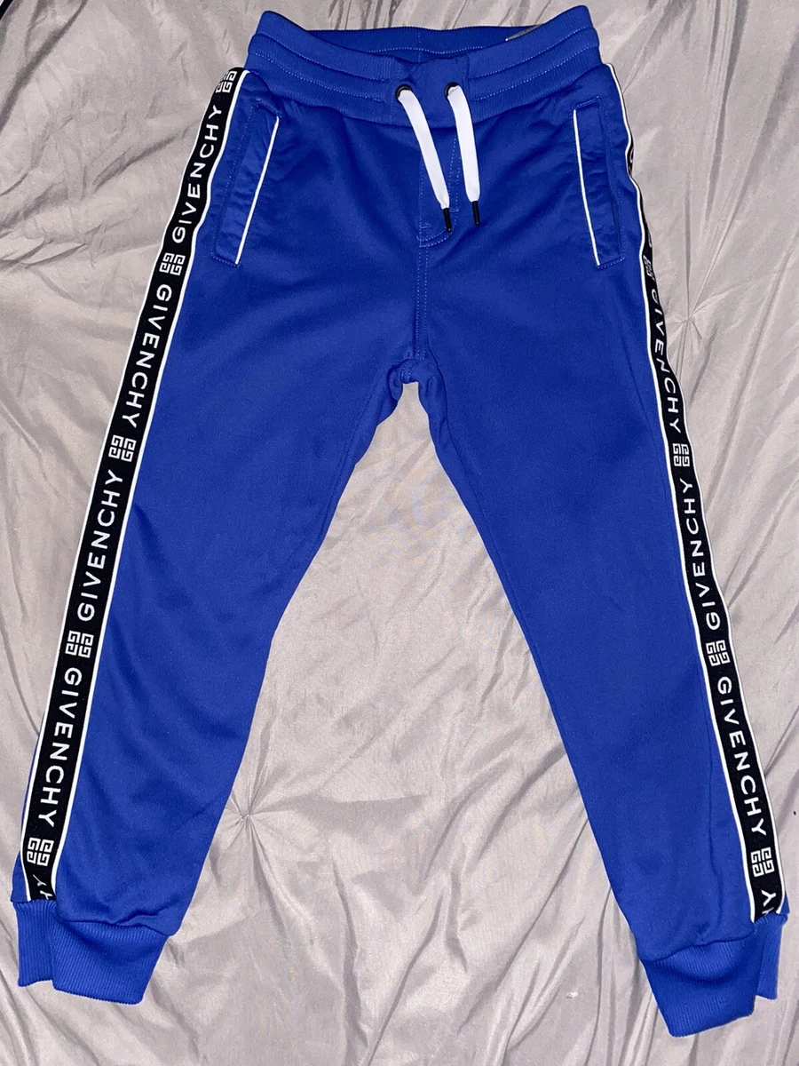 Designer Sweatpants Kid Size 8 Givenchy Royal Blue Logo Drawstring Track  Trouser