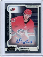2018-19 O-Pee-Chee Platinum Rookie Autographs #R-WF Warren Foegele E