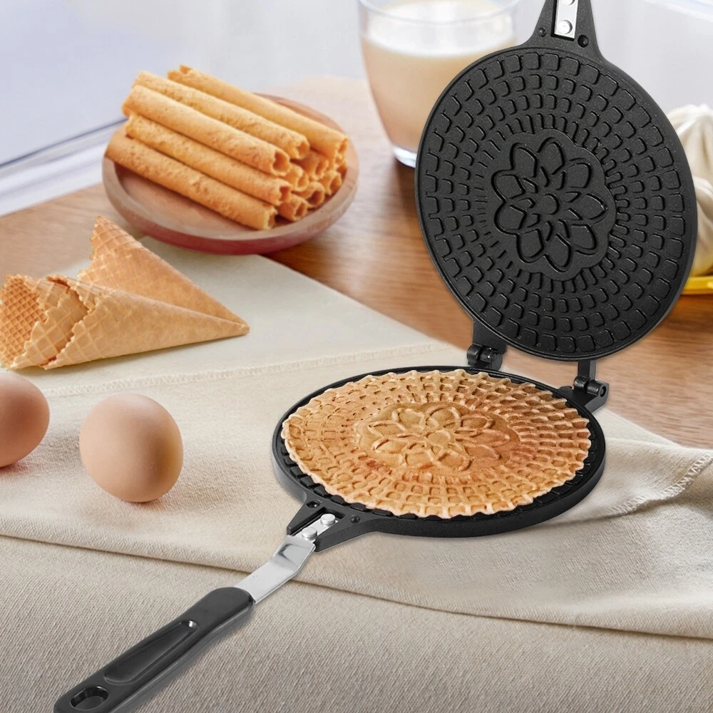 Egg Roll Waffles Baking Pan Double Sided Pancake Maker Crisp