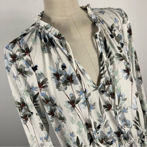 ❤️ Top para mujer White House mercado negro estampado floral L - Imagen 4 de 10