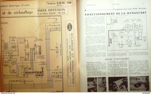 Autovolt 1965 # 356-57 Bmw 700 Oscilloscope cathodique Jmp 355 - Picture 5 of 5