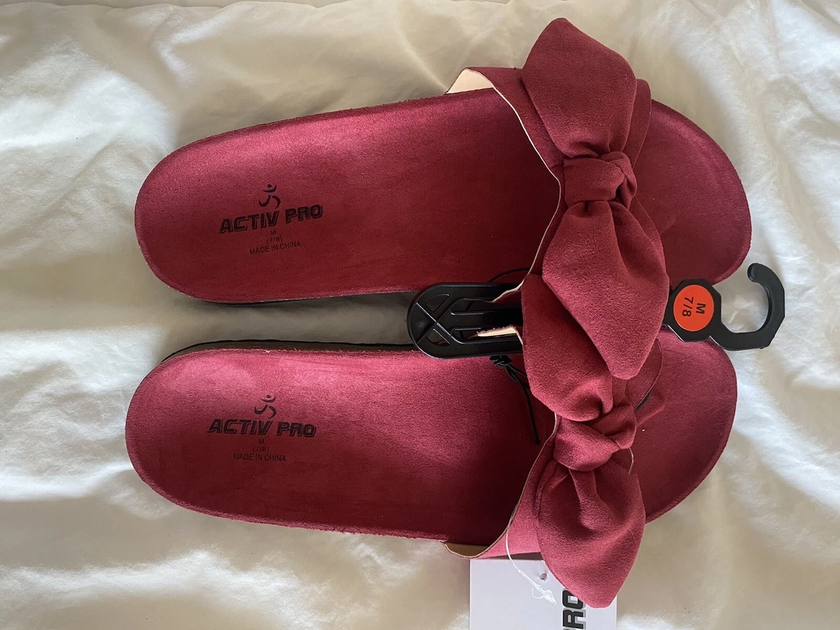 Red bow hotsell flip flops
