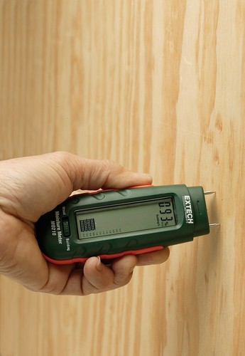 Extech MO210 Pin Tasche Feuchtigkeitsmessgerät für Holz, Putz, Beton, Mörtel - Bild 5 von 5