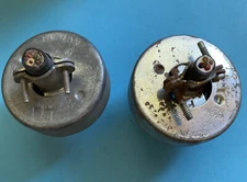 *USED* DIFFERENT BRANDS-TURN & LOCK-MALE PLUGS-20A-250V/10A-600VAC(LOT OF 2)*