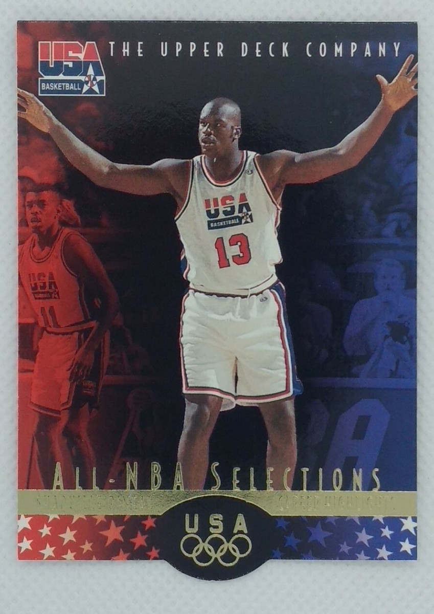 1996 96 Upper Deck USA All-NBA Selections Shaquille O'Neal #SO18