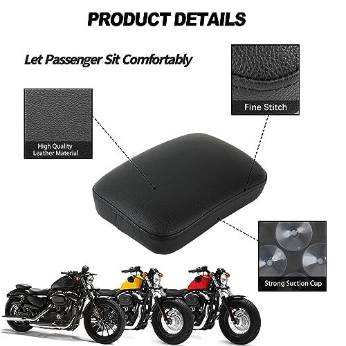 DREAMIZER Sièges pour moto, Coussin de Siège Passager Moto, Moto Passager Siège - Photo 5/7