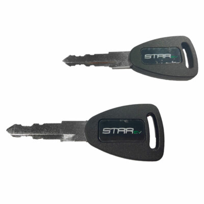 Star EV Golf Cart OEM Standard Key Set for Sirius & Capella | Set of 2 | 2KY700