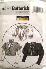 Making History Edwardian Victorian Jacket Costume Butterick Pattern B4952 Uncut