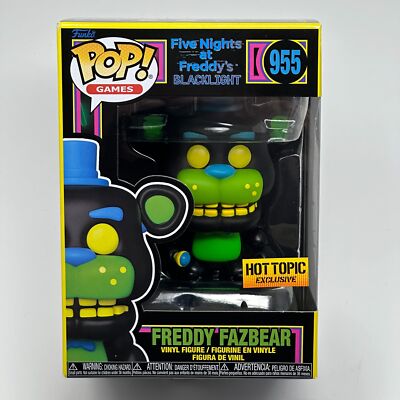 Funko Pop FREDDY FAZBEAR BLACKLIGHT Exclusive Five Nights at