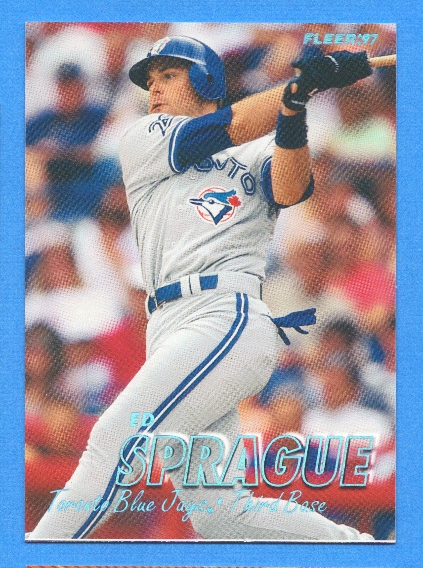 1997 Fleer Tiffany #249 Ed Sprague Blue Jays