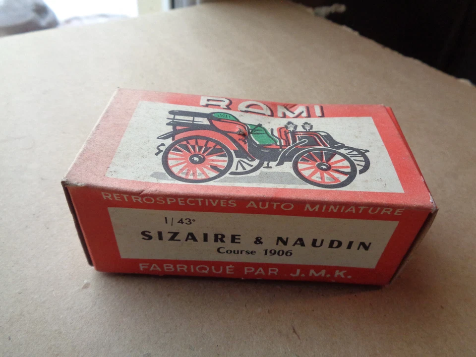 Rami J.M.K Voiture miniature Sizaire & naudin Course 1906 n°8 Jouet - Photo 3/4