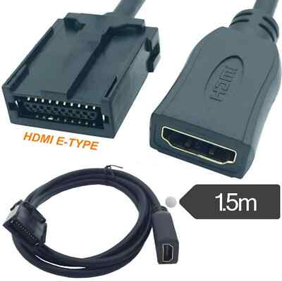 HDMI E TYPE HDMI car HD audio video cable hdmi E type to HDMI AF 1.5m