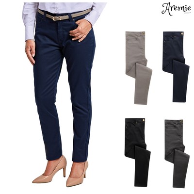 Premier Ladies Frauen Performance Chino Hose Easycare Stretch Workwear Jeans