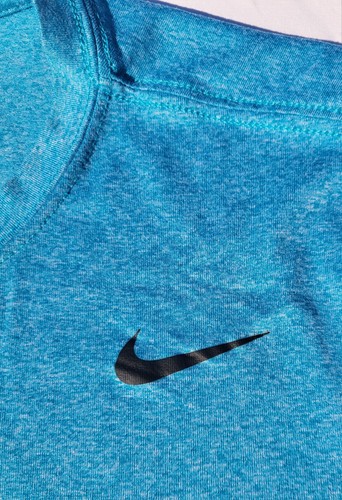 The Nike Tee Men's Size Medium Dri Fit Blue Active Athleisure Streetwear Casual - Picture 3 of 10