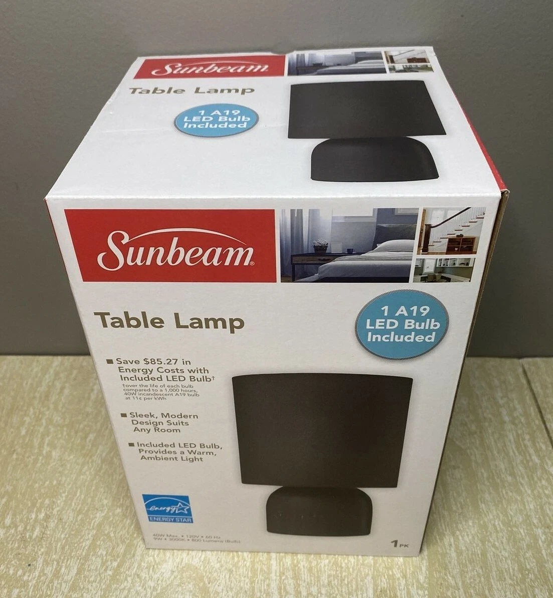 Sunbeam table lamp store dollar tree
