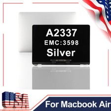 LCD Screen Display Top Cover Assembly For Macbook Air 13.3" A2337 2020 Silver A