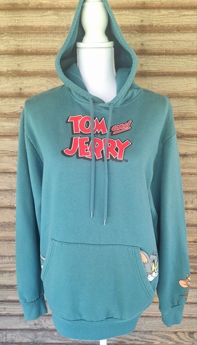 Tom And Jerry Medium Sweatshirt Kangaroo Pocket - Picture 2 of 12