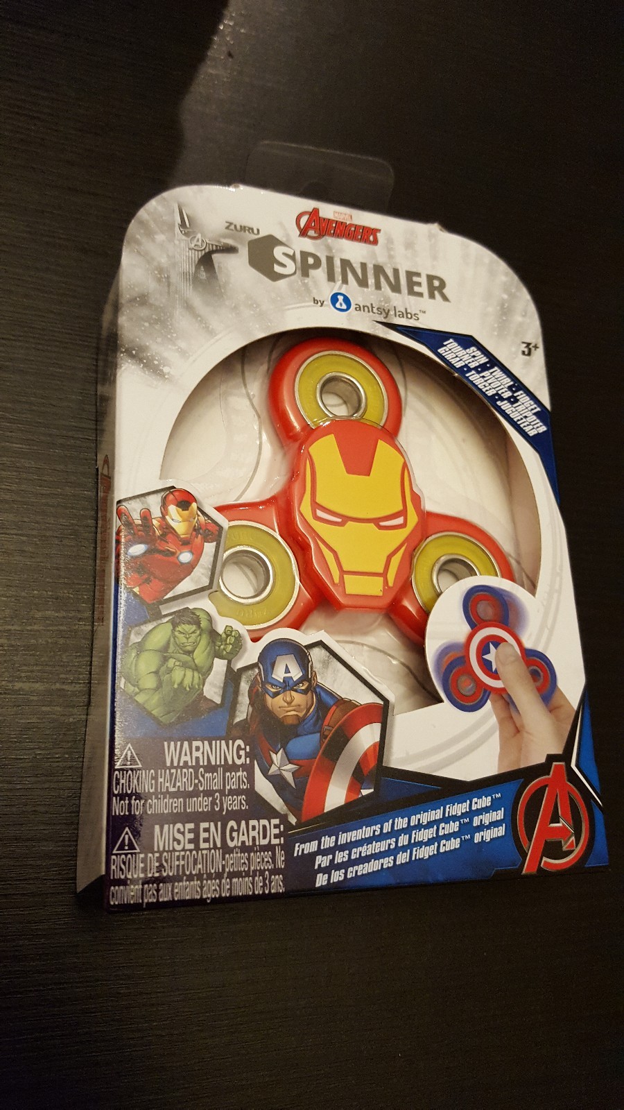 iron man fidget spinner