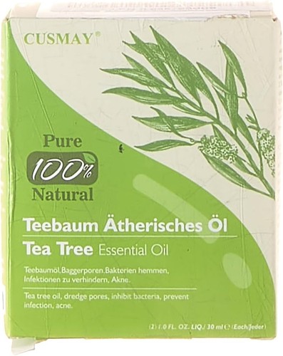 Tea Tree Oil Puro Essenziale 100% 2 PACK - Olio Naturale AntiAcne E Brufoli 30ML - Foto 9 di 12