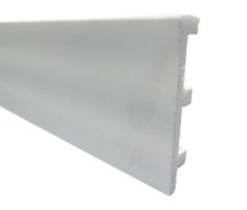 Hard, strong and durable polymer skirting board (price ml &euro;5.60)