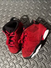 Nike Toddler Size 7c Air Jordan 6 Retro Toro Bravo TD Varsity Red DV3606-600