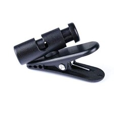 Headset Wire Clip for Earphone Wire Fixed Cable on The Clothes 2 Pcs Black Cl...