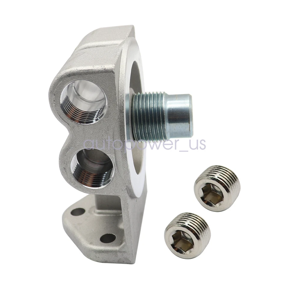 4770 / WIX 24770 Diesel Fuel Filter Remote Mount Base For CAT 1R-0749 1R-0750 - Image 3 of 4