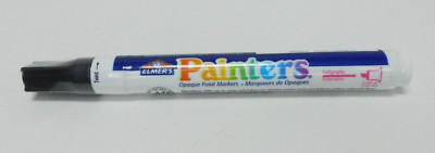 Lot Of 3 New Black Elmer's Painters Opaque Paint Markers Calligraphy 7404