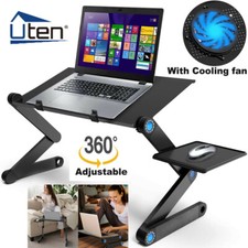 Portable Adjustable Height Laptop Stand Notebook Tablet Holder Fold Desk Table