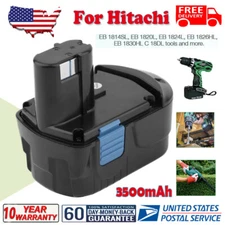 Replacement Battery For Hitachi EB1812S 18V 3500mAh Battery EB1820L EB1814SL OH