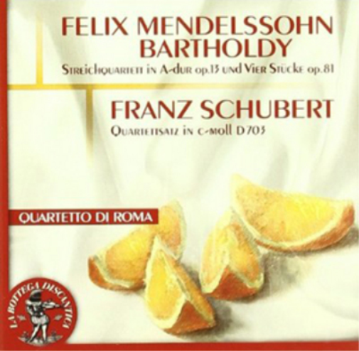 Felix Mendelssohn Felix Mendelssohn: Streichquartett in A-dur, Op. 13/... (CD)