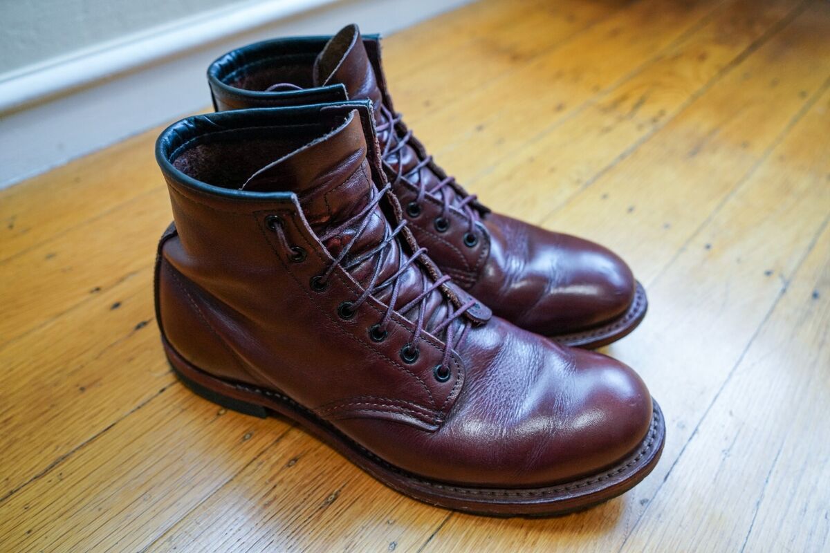 Red Wing Beckman 9011 Black Cherry Featherstone 8.5D seconds Red Wing Beckman 9011 Black Cherry Featherstone 8.5D seconds
