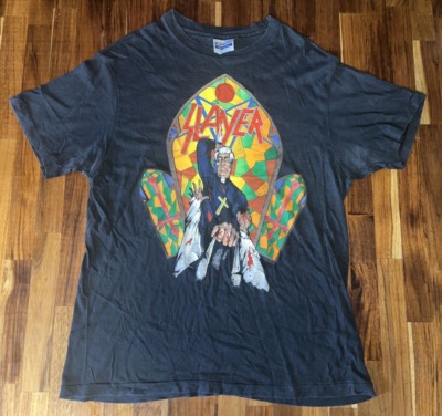Slayer Vintage 1988 world sacrifice tour shirt! One Of The rarest 
