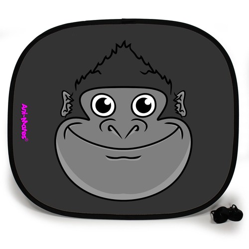 2x Car Side Window Personalised Mesh Sun Shades Visor Sunshade UV Gift Baby Kids - Picture 27 of 80