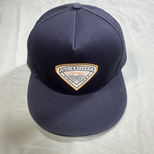 Quicksilver Diamond Shape Logo Hat Cap Snapback Adjustable New!