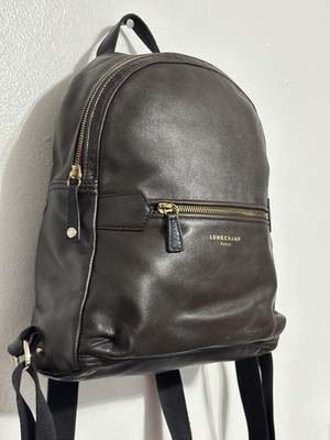 Longchamp Dark Brown Women’s Backpack Le Pliage Original M Backpack Mocha - Recycled canvas  main image 4