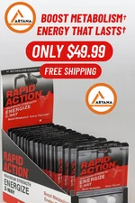 Rapid Action Energize 2 Way Lasting Energy Boost Metabolism 24 Packs 96 Pills