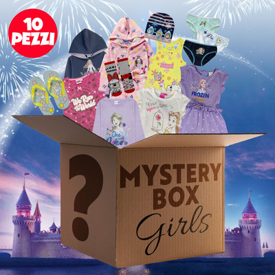 Mystery Box Bekleidung und Unterwäsche für Mädchen 10 Produkte Top Wert 100 