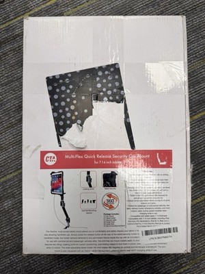 CTA Multi-Flex Quick Release Security Car Mount Tablet 7-14 Inch PAD-MFQSC