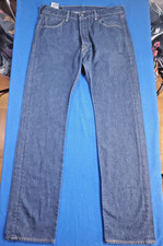 Levis 501xx Mens Blue Jeans W34 L34 Straight Leg Button Fly Denim Pants