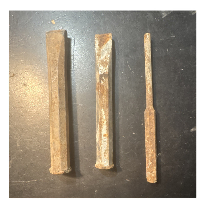 Napa  928 Cold Chisel and punch chisel (3) used