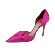 Vintage Christian Dior Fuchsia Satin D Orsay pumps Size 40